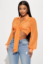 Bright And Bold Top - Orange