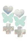 Flutter And Shine Pasties 3 Pack Set - Blue/combo