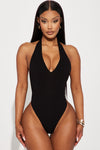 Karol Halter Bodysuit - Black