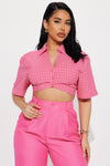 Beachside Chic Shirt - Pink