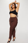 Shake It Like a Fringe Shaker Legging - Chocolate