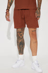 Dean Textured Short - Chocolate