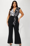 Gemini Jumpsuit - Black/White