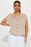 Aleta Shirt - Taupe