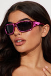 Out Of Your League Sunglasses - Pink