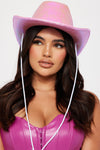 Festival Ready Cowboy Hat - Pink