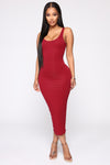 Your Needs Met Dress - Red