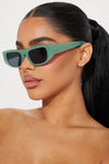 Keep It Simple Sunglasses - Green