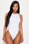 Sienna Seamless Bodysuit - White