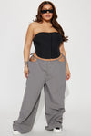 Private Parties Parachute Pant - Charcoal