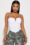 Pure Bliss Corset Top - White