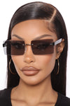 Leave It On Read Sunglasses - Black