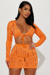 Fun Day Skirt Set - Orange