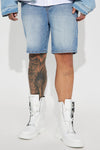 Cornell Slim Denim Shorts - Light Wash