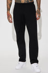 Tyson Straight Sweatpant - Black