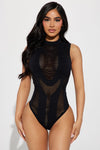 Not Your Baby Seamless Bodysuit - Black