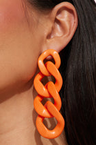 Vacation Ready Earrings - Orange