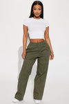 Out Of My Lane Cargo Pant - Olive