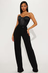 Tall Call It Even Wide Leg Dress Pants - Black