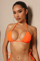 Maui Mix And Match Triangle Bikini Top - Orange