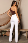 Tall Deep In My Soul Flare Jeans - White