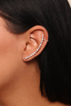 That Girl Rhinestone Ear Cuff - Gold