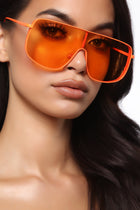 Don't Block Me Sunglasses - Orange