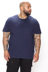 Essential Crew Tee - Navy