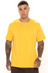 Essential Crew Tee - Mustard