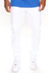 Mike Straight Jeans - White