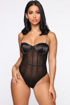 Chain To You Bodysuit - Black