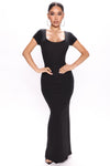 Gemma Maxi Dress - Black