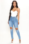 Blue Dream High Rise Jeans - Light Blue Wash