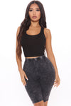 Kendra Crop Top - Black