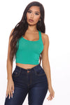 Kendra Crop Top - Green