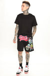 Legends Trippy Shorts - Black