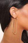 Night Out Ready Hoop Earrings - Gold