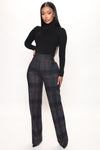 Feeling Preppy Wide Leg Pant 33 - Navy/combo