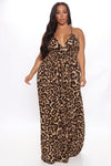 Leopard Fever Maxi Dress - Leopard