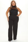 Acting Nice Jumpsuit - Black