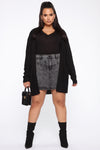 Zoe Two Pocket Cardigan - Black