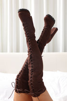 Ready Set Go Heeled Boots - Chocolate