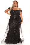 Impeccable Taste Sequin Maxi Dress - Black