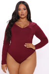 Voted Most Liked Bodysuit - Wine