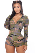 Never Camo PJ Romper Onesie - Camouflage