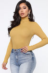 Tara Turtle Neck Sweater - Mustard