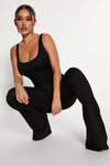 Match My Vibe Jumpsuit - Black