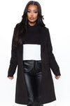 City Chic Coat - Black