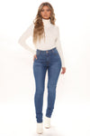 Tall Jessica Skinny Jeans - Medium Blue Wash