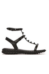 Lookin' Sharp Flat Sandal - Black